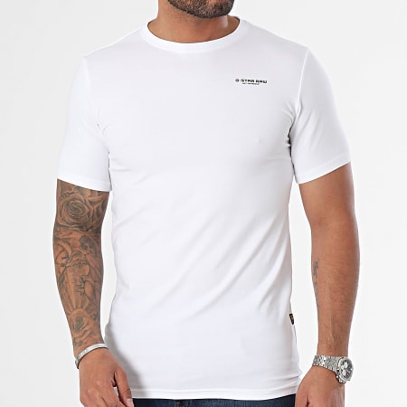 G-Star - Tee Shirt D19070-C723 Blanc