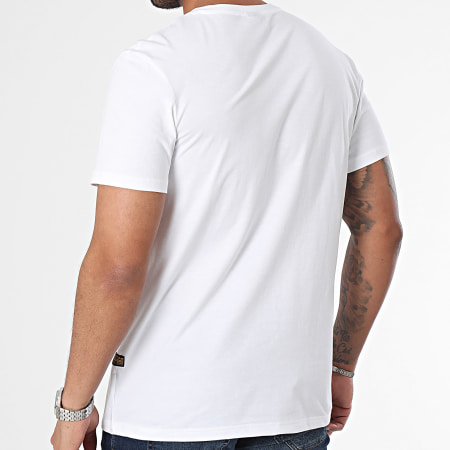 G-Star - Tee Shirt Col V D16412-336 Blanc