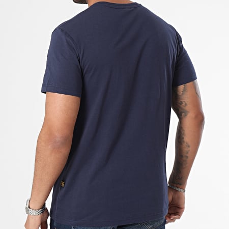G-Star - Camiseta cuello pico D16412-336 Azul marino