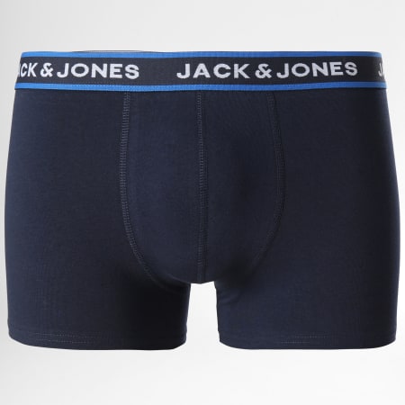 Jack And Jones - Lot De 10 Boxers Lime Bleu Marine
