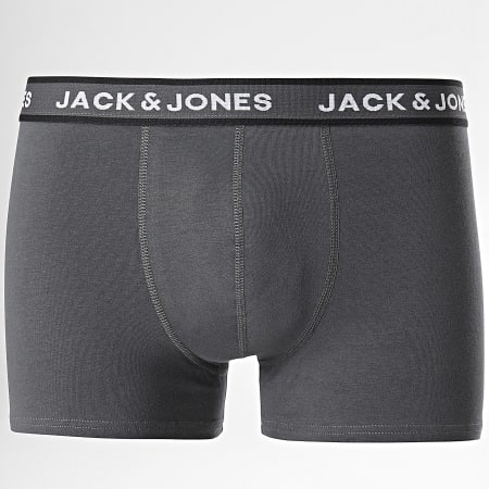 Jack And Jones - Lot De 5 Boxers Speed Gris Noir