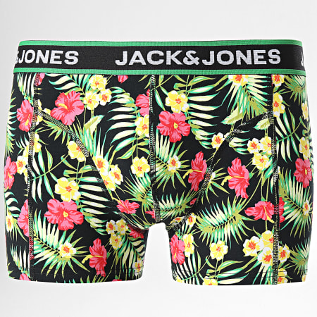 Jack And Jones - Flores Rosas Boxer Negro Floral Set De 3