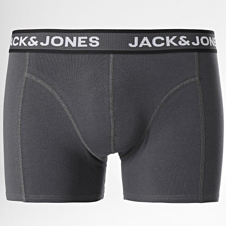 Jack And Jones - Confezione da 5 boxer Speed Solid grigio nero