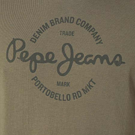 Pepe Jeans - Tee Shirt Craigton PM509230 Vert Kaki