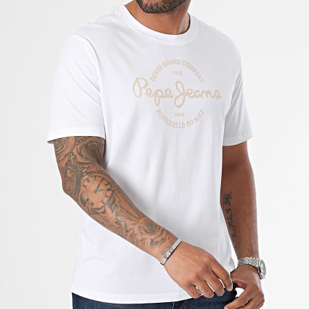 Pepe Jeans - Camiseta Craigton PM509230 Blanca