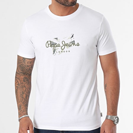 Pepe Jeans - Tee Shirt Count PM509208 Blanc