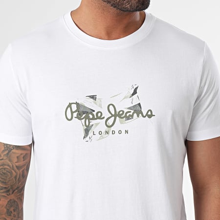 Pepe Jeans - Maglietta Count PM509208 Bianco