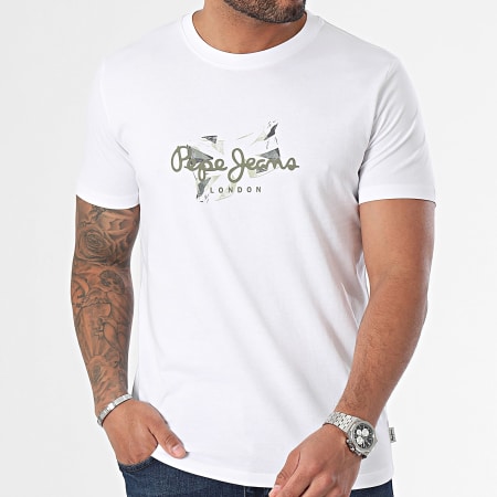 Pepe Jeans - Camiseta Count PM509208 Blanca