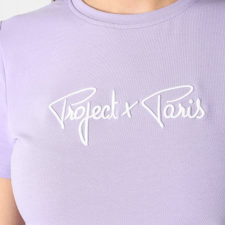 Project X Paris - Camiseta de mujer F221121 Púrpura