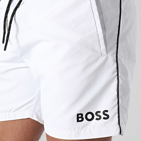 BOSS - Shorts de baño Strafish 50469302 Blanco