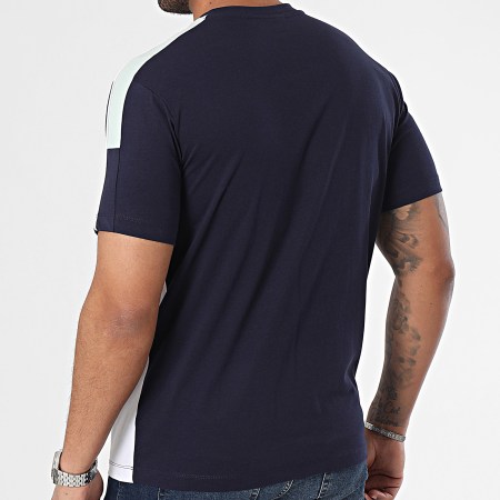 Sergio Tacchini - Camiseta Alettone 40493 Azul Marino Blanca