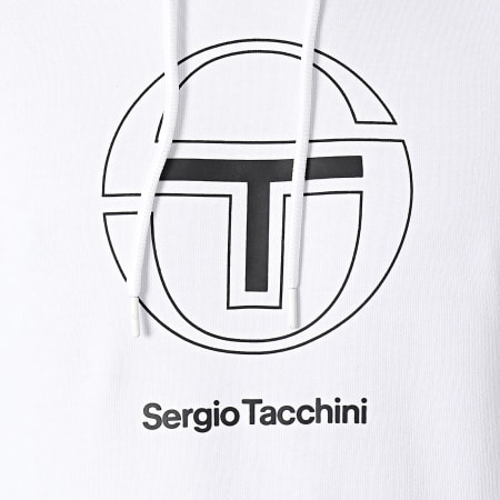 Sergio Tacchini - Sweat Capuche Libero 40522 Blanc