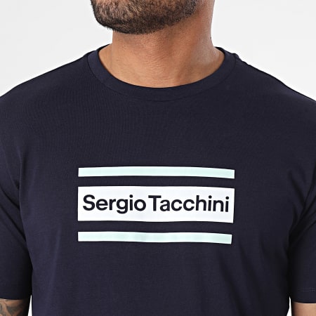 Sergio Tacchini - Tee Shirt Lared 40527 Bleu Marine