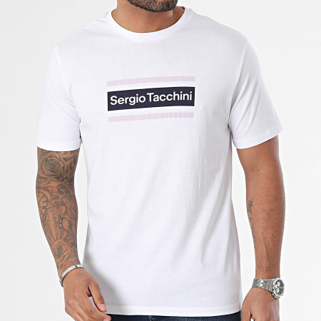 Sergio Tacchini - Camiseta Lared 40527 Blanca