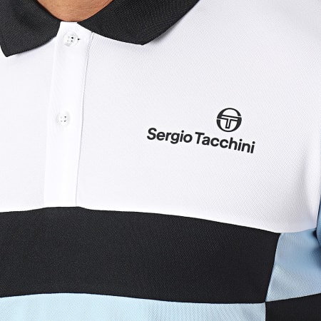 Sergio Tacchini - Polo manica corta Libera 40548 Azzurro Bianco Navy