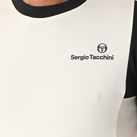 Sergio Tacchini - Tee Shirt Libera 40549 Beige Noir