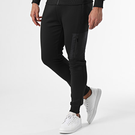 Zayne Paris  - Set giacca con zip e pantaloni da jogging neri