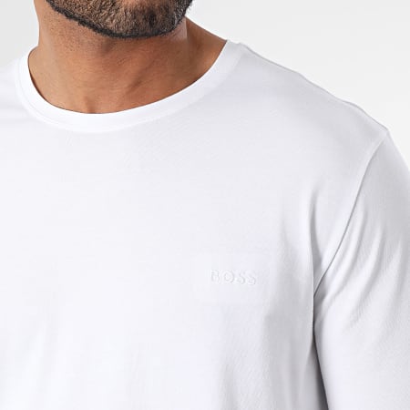 BOSS - Camiseta de manga larga Mix And Match 50515390 Blanco