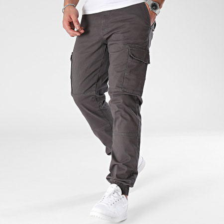 Only And Sons - Pantalon Cargo Carter Life Gris Anthracite