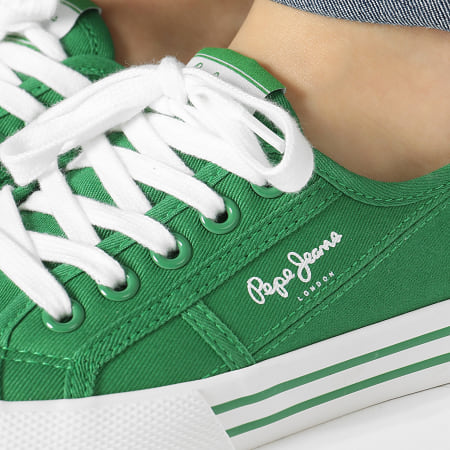 Pepe Jeans - Brady Basic Zapatillas Mujer PLS31287 Verde