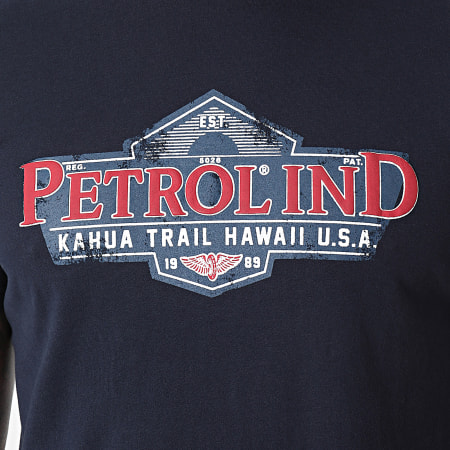 Petrol Industries - Camiseta M-1040-TSR602 Azul marino