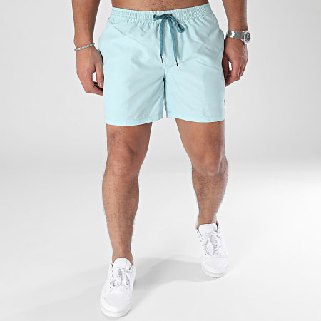 Quiksilver - Short De Bain Everyday Deluxe Volley AQYJV03152 Turquoise Clair Chiné