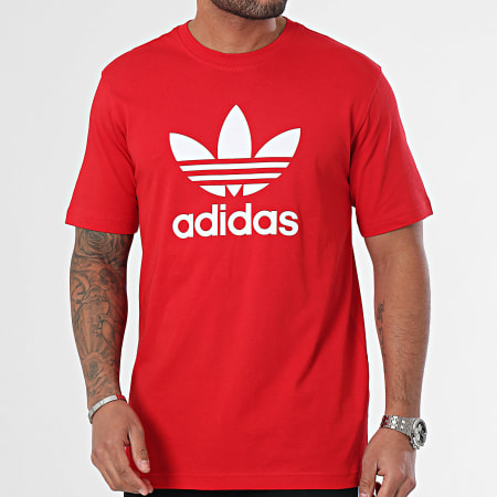 Adidas Originals - Tee Shirt Trefoil IR8009 Rouge
