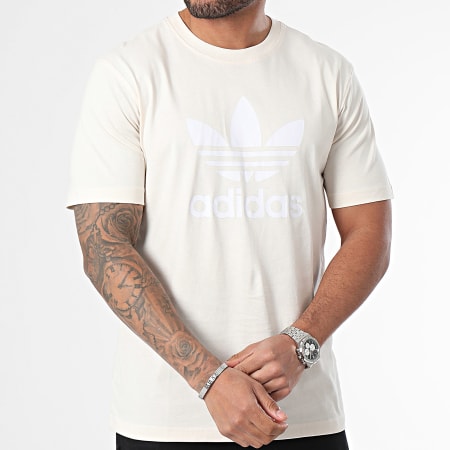 Adidas Originals - Camiseta Trefoil IU2367 Beige