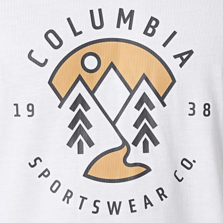 Columbia - Tee Shirt Rapid Ridge Graphic 1888813 Blanc