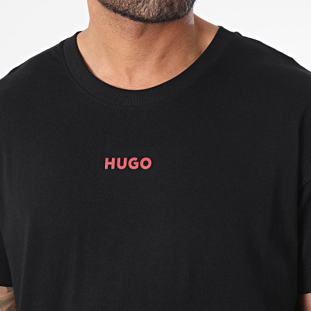 HUGO - Ensemble Tee Shirt Et Short Jogging Linked 50510451 Noir