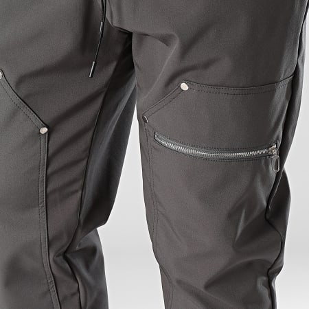 Ikao - Pantaloni cargo grigio antracite