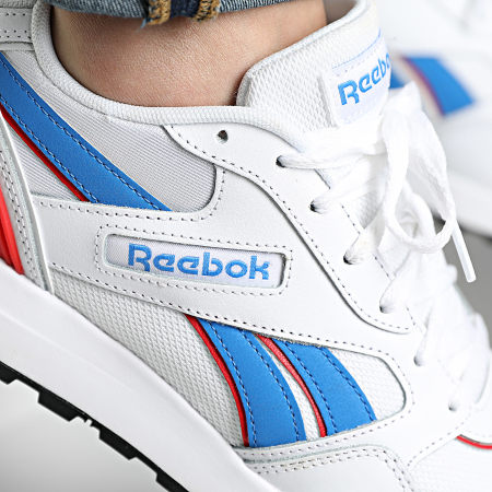 Reebok - Reebok GL1000 Sneakers 100074214 Calzature Bianco Gentile Blu Vettore Rosso
