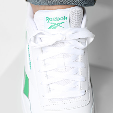 Reebok - Reebok Court Advance Zapatillas 100074276 Calzado Blanco Sport Verde Vector Azul