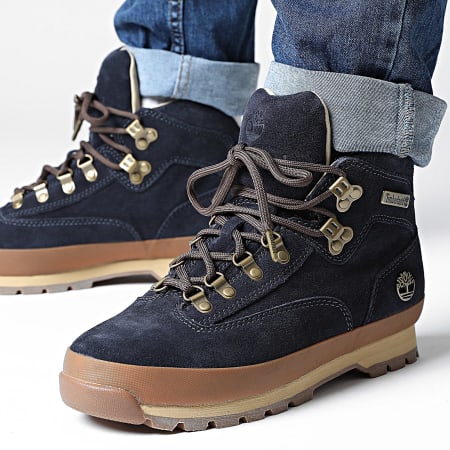 Timberland - Boots Euro Hiker Lace Up A6839 Dark Blue Suede
