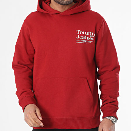 Tommy Jeans - Sudadera con capucha Modern Tommy 8860 Rojo