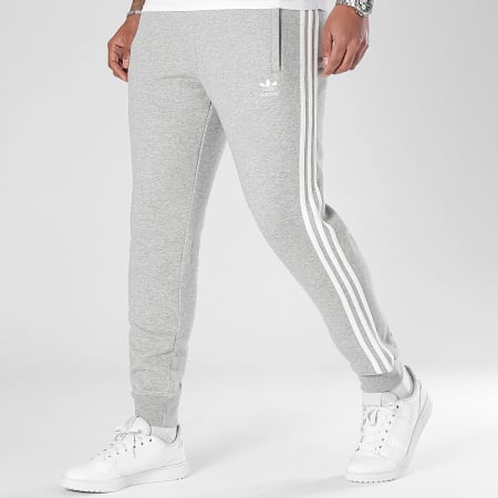 Adidas Originals - Pantaloni da jogging a 3 strisce IM9318 Grigio erica