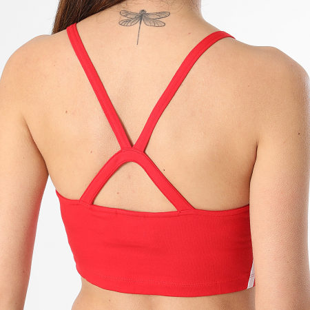 Adidas Originals - Débardeur Femme 3 Stripes Crop IN8379 Rouge
