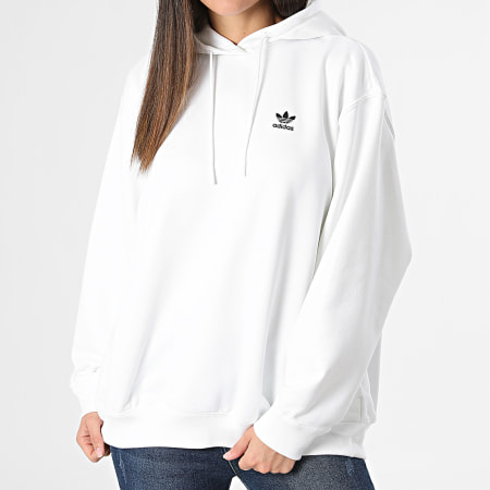 Adidas Originals - Witte dames-Trefoil Hoodie IP0586