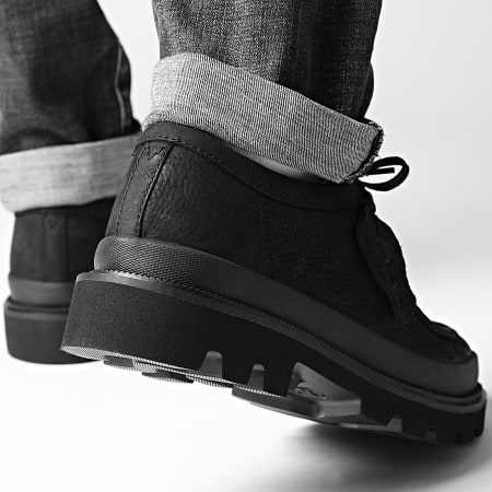 Clarks - Zapatos Badell Seam Nubuck Negro