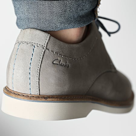 Clarks - Chaussures Atticus LT Lace Grey Nubuck