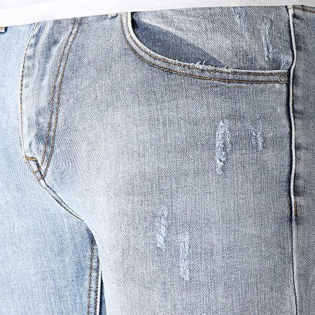 MTX - Jeans skinny con lavaggio blu