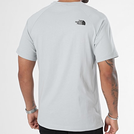 The North Face - Redbox A87NJ Camiseta Raglan Gris