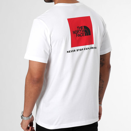 The North Face - Tee Shirt Redbox A87NP Blanc