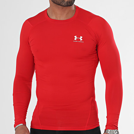 Under Armour - Camiseta deportiva de manga larga 1361524 Rojo