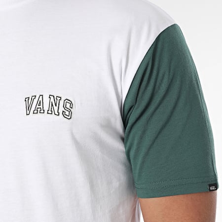Vans - Tee Shirt Colorblock Varsity 007V8 Blanc