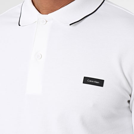 Calvin Klein - Polo Manches Courtes Tipping 2751 Blanc