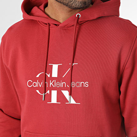 Calvin Klein - Sudadera con capucha 5429 Rojo