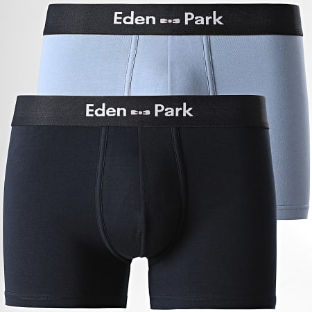 Eden Park - Juego de 2 calzoncillos bóxer azul marino EP1221E60P2