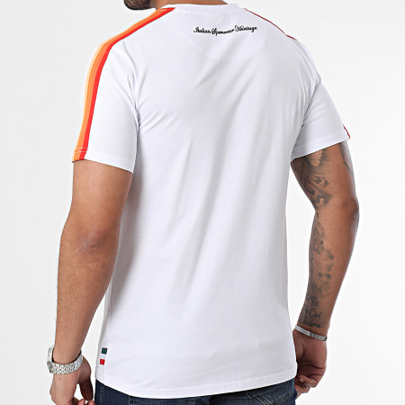 Ellesse - Gorky Camiseta de rayas SLF20413 Blanco