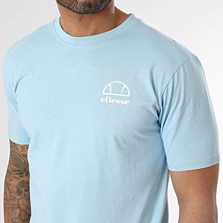Ellesse - Malaren SLF20419 Conjunto de camiseta y pantalón corto azul claro